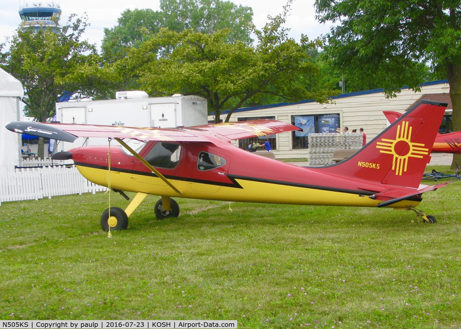 N505KS, 2007 Glasair GS-2 Sportsman C/N 7185, At AirVenture 2016.