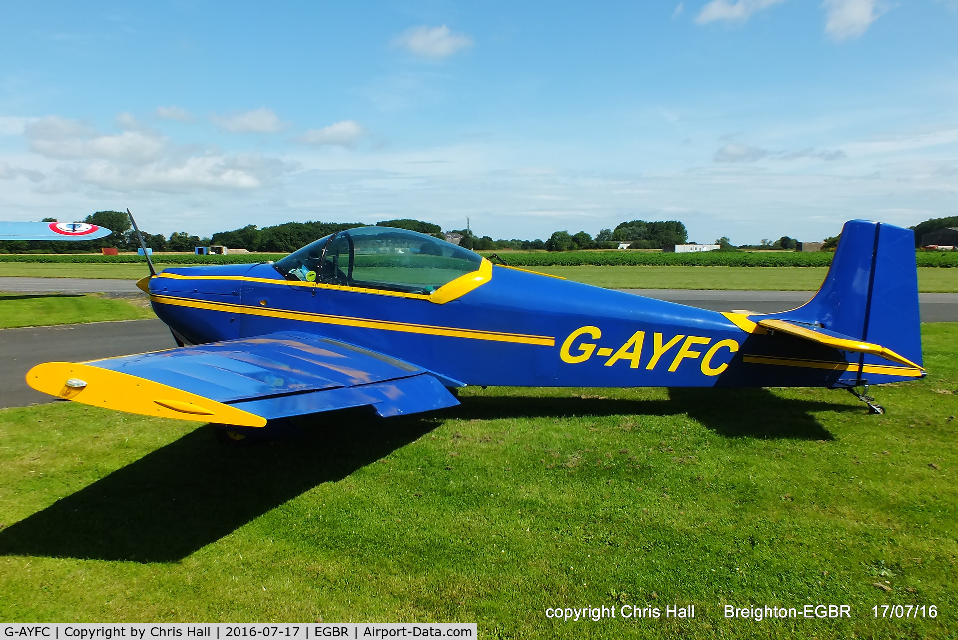 G-AYFC, 1970 Rollason Druine D-62B Condor C/N RAE/644, at Breighton's Summer fly in