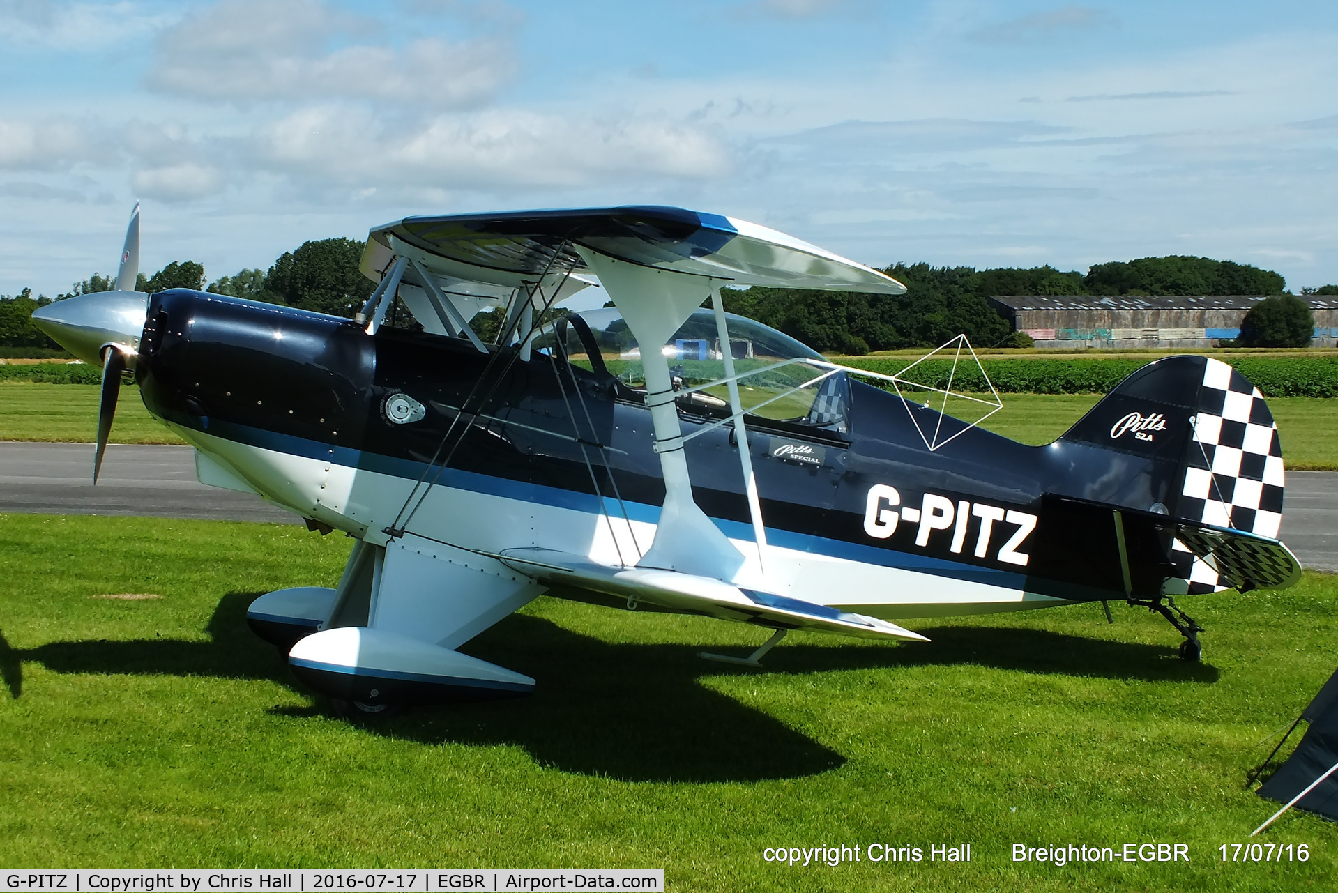 G-PITZ, 1983 Pitts S-2A Special C/N 100ER, at Breighton's Summer fly in