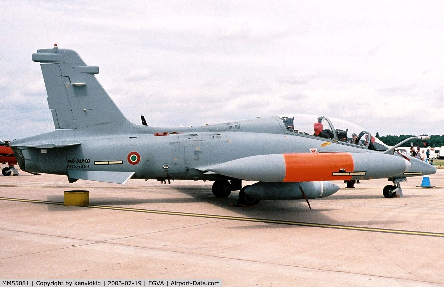 MM55081, Aermacchi MB-339CD C/N 6950/217/CD020, Italian Air Force at RIAT.