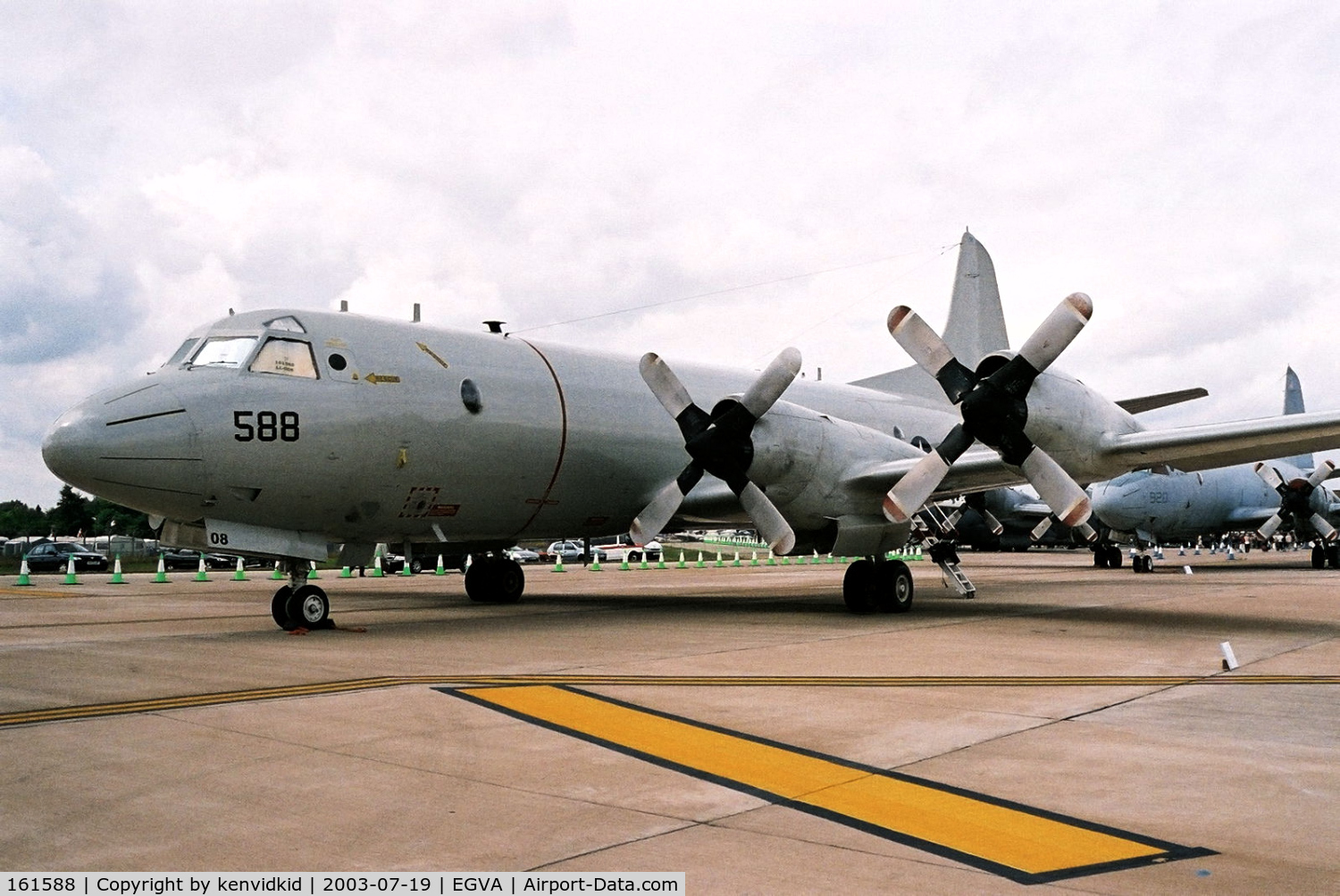 161588, Lockheed P-3C Orion C/N 285A-5760, US Navy at RIAT.