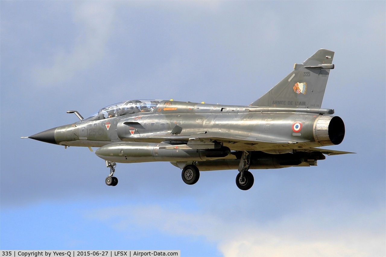 335, Dassault Mirage 2000N C/N 261, Dassault Mirage 2000N (125-CI), On final rwy 29, Luxeuil-St Sauveur Air Base 116 (LFSX) Open day 2015