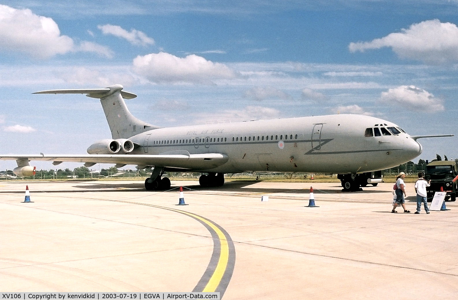 XV106, 1967 Vickers VC10 C.1K C/N 836, Royal Air Force at RIAT.