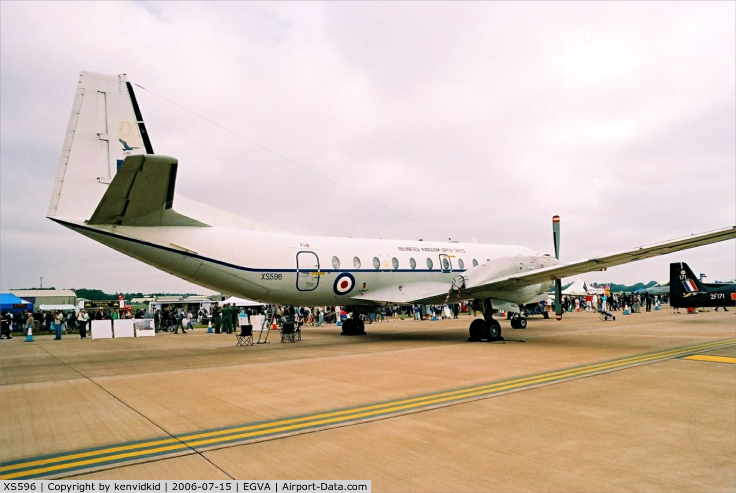 XS596, 1965 Hawker Siddeley HS-780 Andover C1(PR) C/N 1574, QINETIQ / UK Open Skies at RIAT.