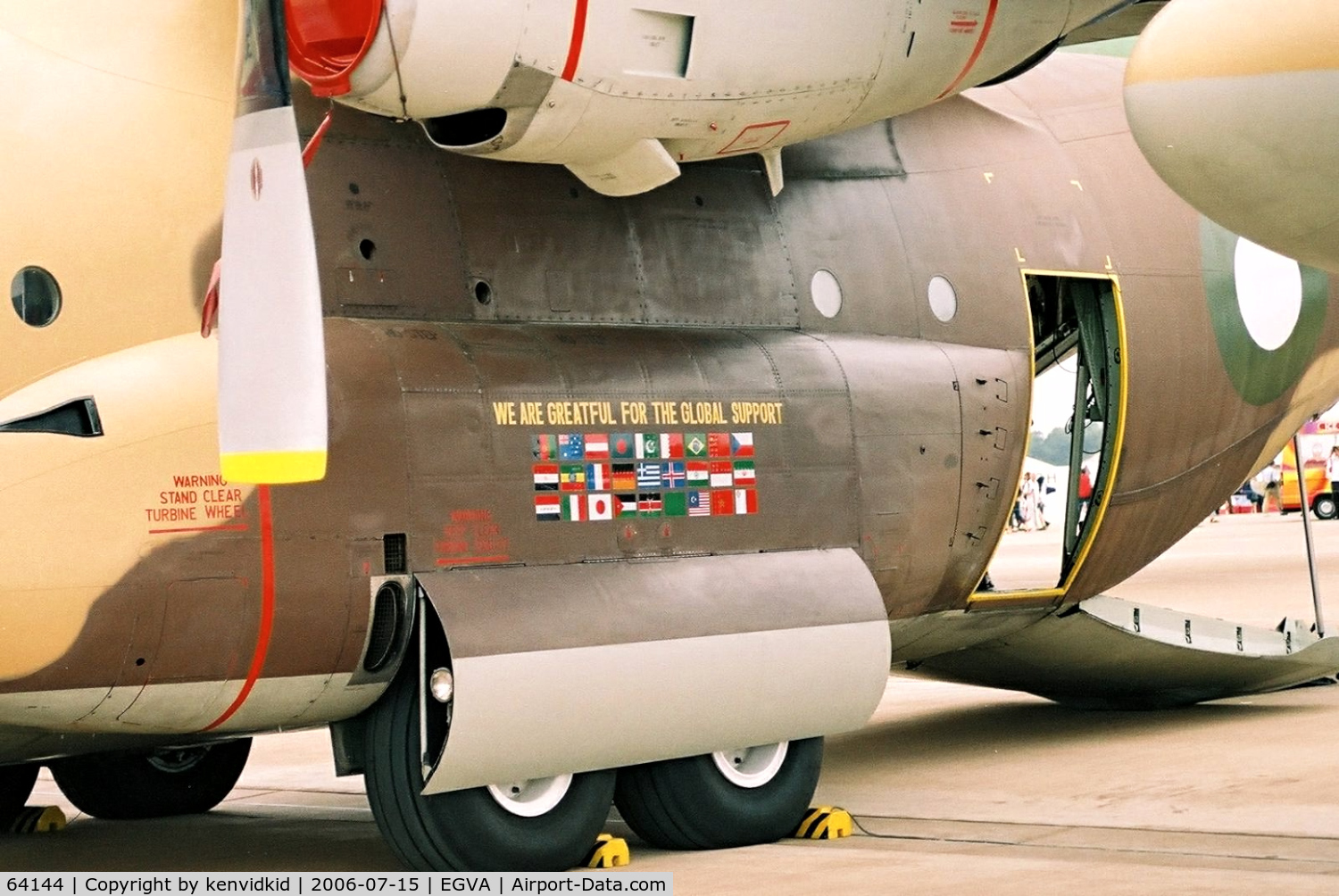 64144, Lockheed L-100-20 Hercules C/N 382-4144, Pakistan Air Force special scheme.