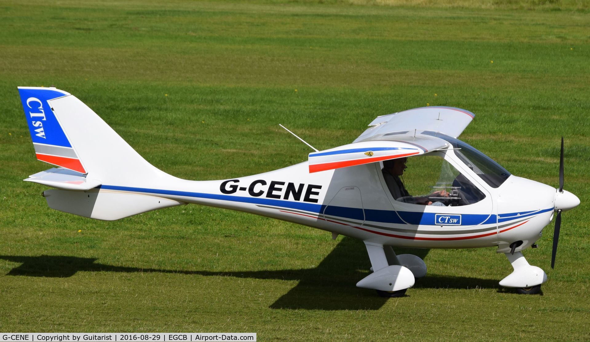G-CENE, 2007 Flight Design CTSW C/N 8273, At City Airport Manchester