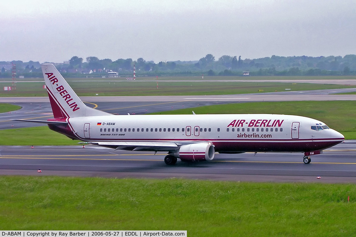 D-ABAM, 1997 Boeing 737-46J C/N 28867, Boeing 737-46J [28867] (Air Berlin) Dusseldorf~D 27/05/2006