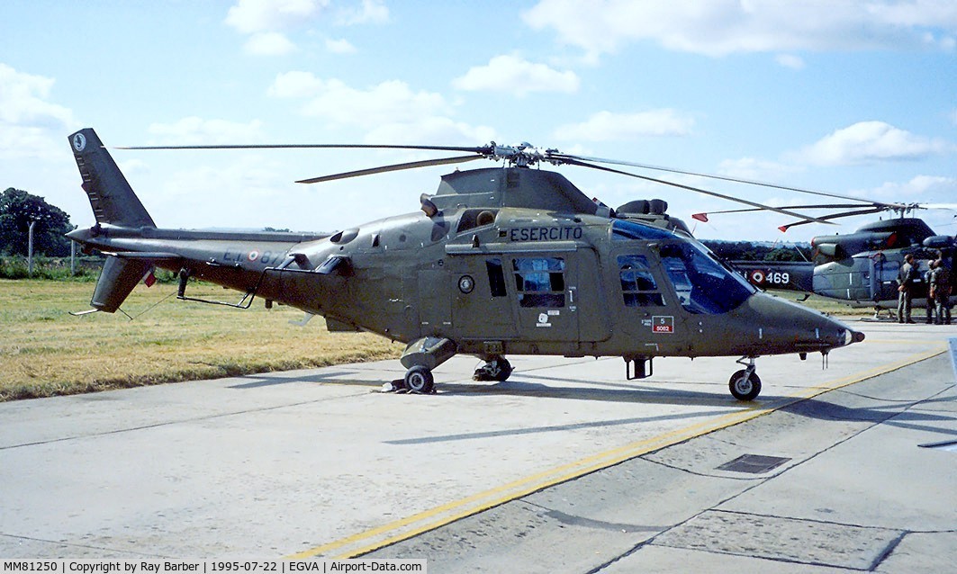 MM81250, Agusta A-109EOA Hirundo C/N 7403, Agusta A-109EOA-2 Hirundo [7403] (Italian Army) RAF Fairford~G 22/07/1995