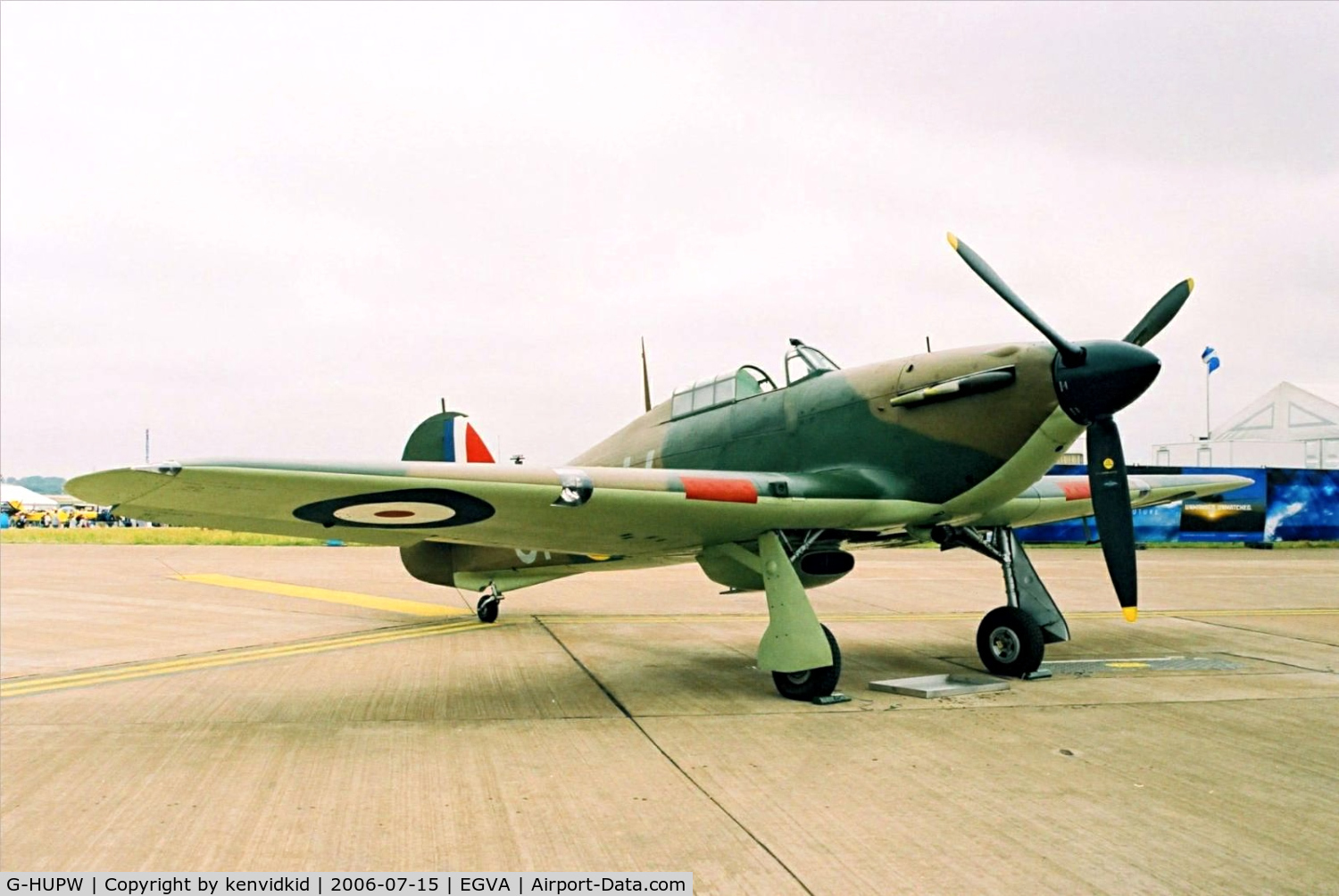 G-HUPW, 1940 Hawker Hurricane I C/N G592301, G-HUPW on static display at RIAT.