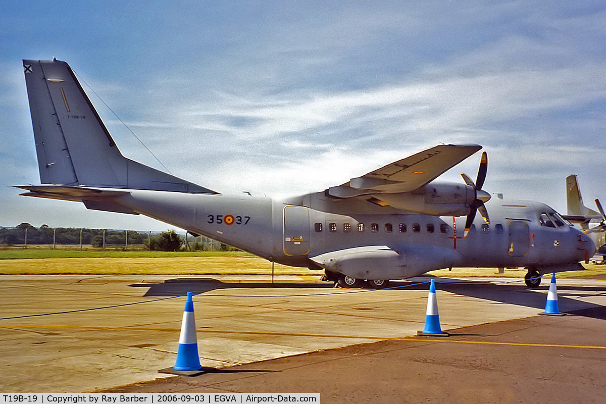 T19B-19, 1993 Airtech CN-235-100M C/N C076, CASA 235-100M [C076] (Spanish Air Force) RAF Fairford~G 19/07/1997
