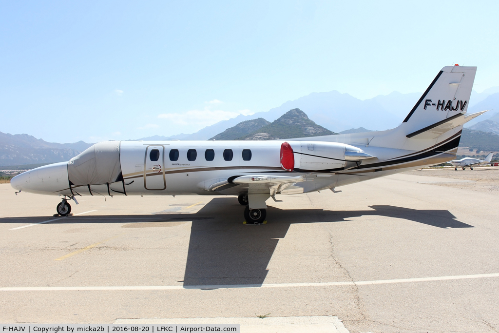 F-HAJV, 1989 Cessna 550 Citation II C/N 550-0622, Parked