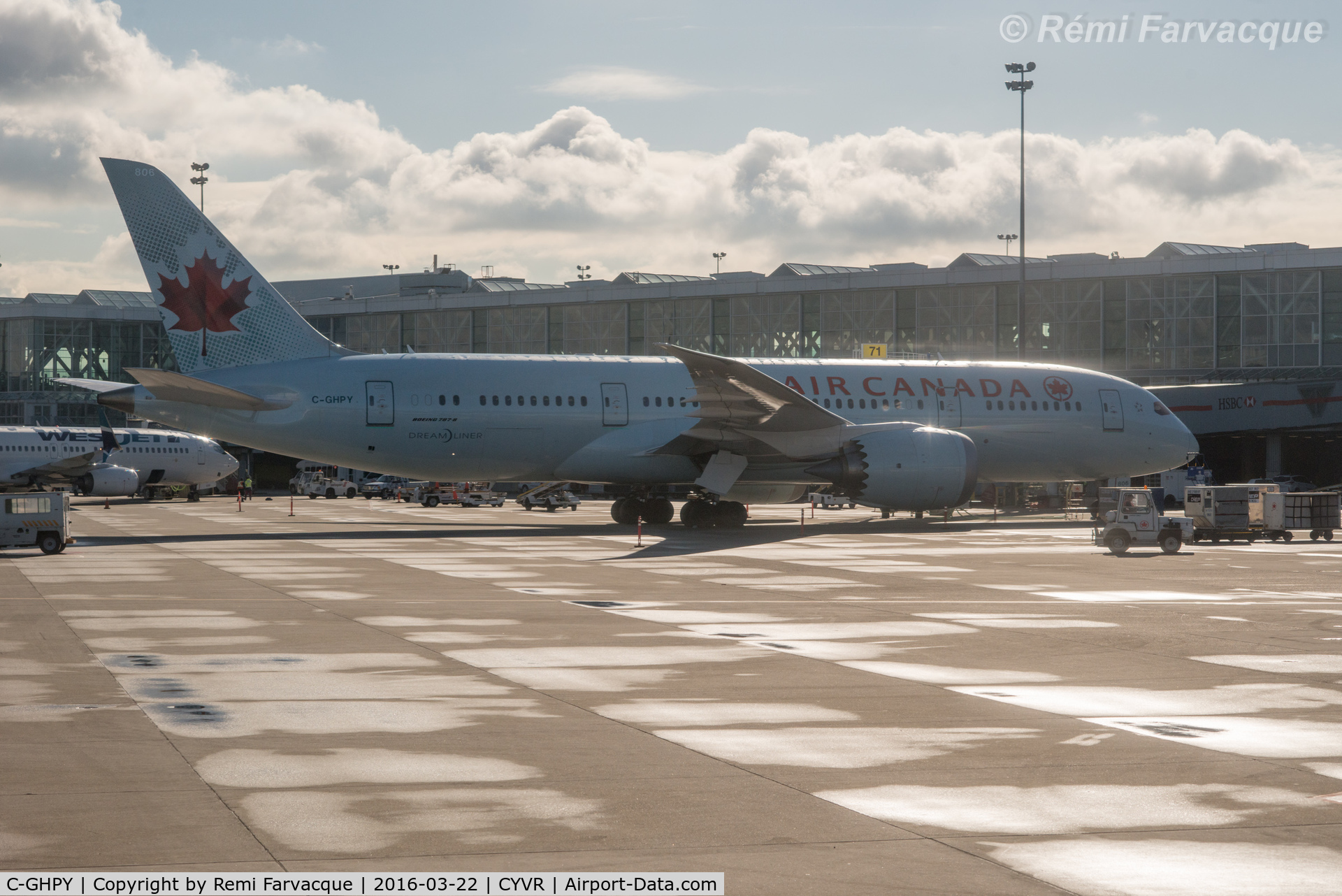 C-GHPY, 2014 Boeing 787-8 Dreamliner C/N 35262, Parked at International terminal.