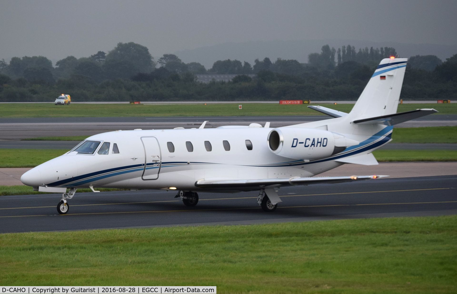 D-CAHO, 2014 Cessna 560 Citation Excel XLS+ C/N 560-6165, At Manchester