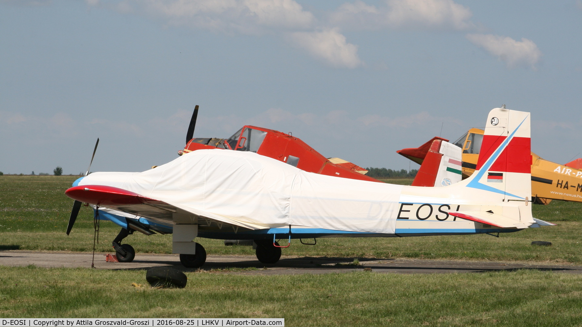 D-EOSI, 1961 Wassmer WA-40 Super IV C/N 27, Kaposújlak Airport, Hungary