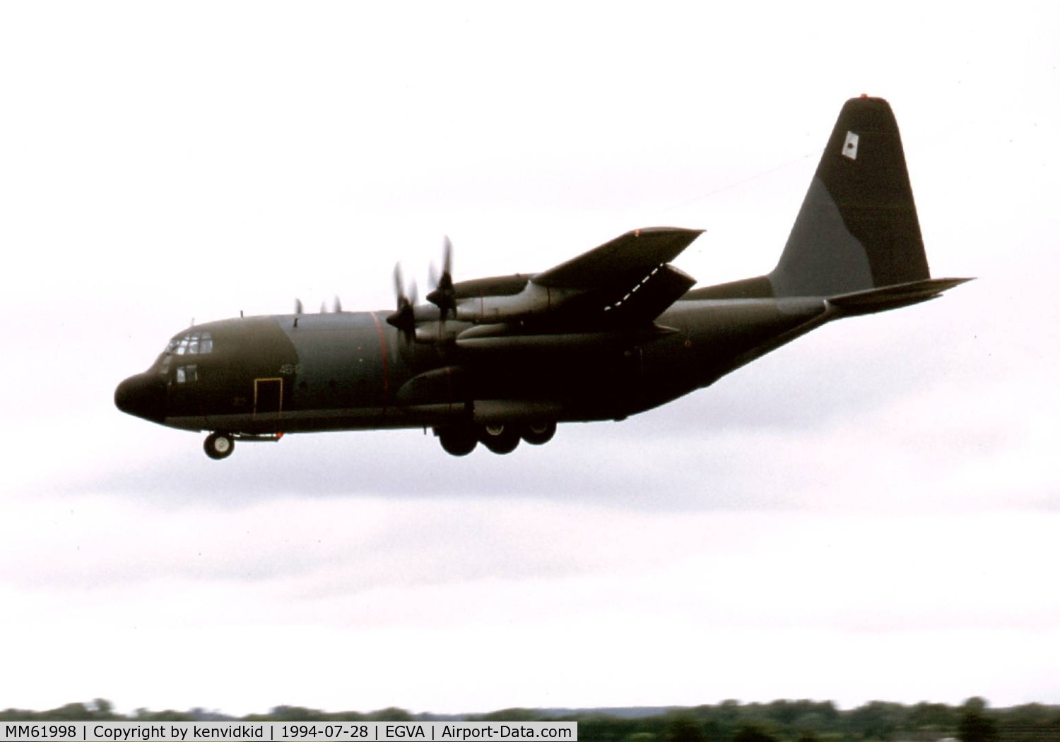 MM61998, 1973 Lockheed C-130H Hercules C/N 382-4494, Italian Air Force arriving for RIAT.