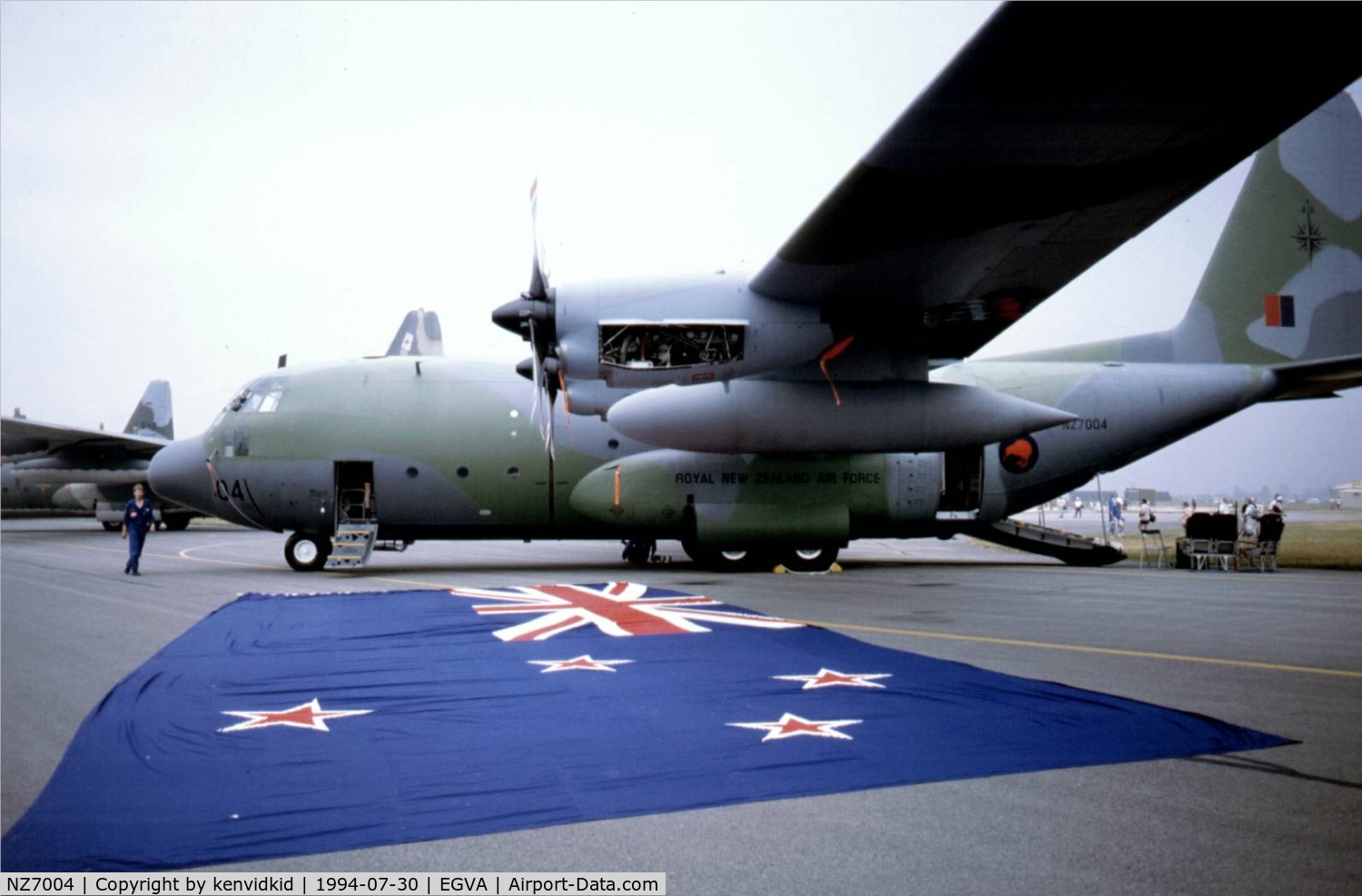 NZ7004, 1969 Lockheed C-130H Hercules C/N 382-4312, Royal New Zealand Air Force on static display at RIAT.
