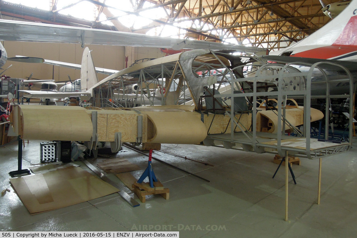 505, Caproni Ca.310 C/N Not found 505, Under restoration at the Flyhistorisk Museum in Stavanger