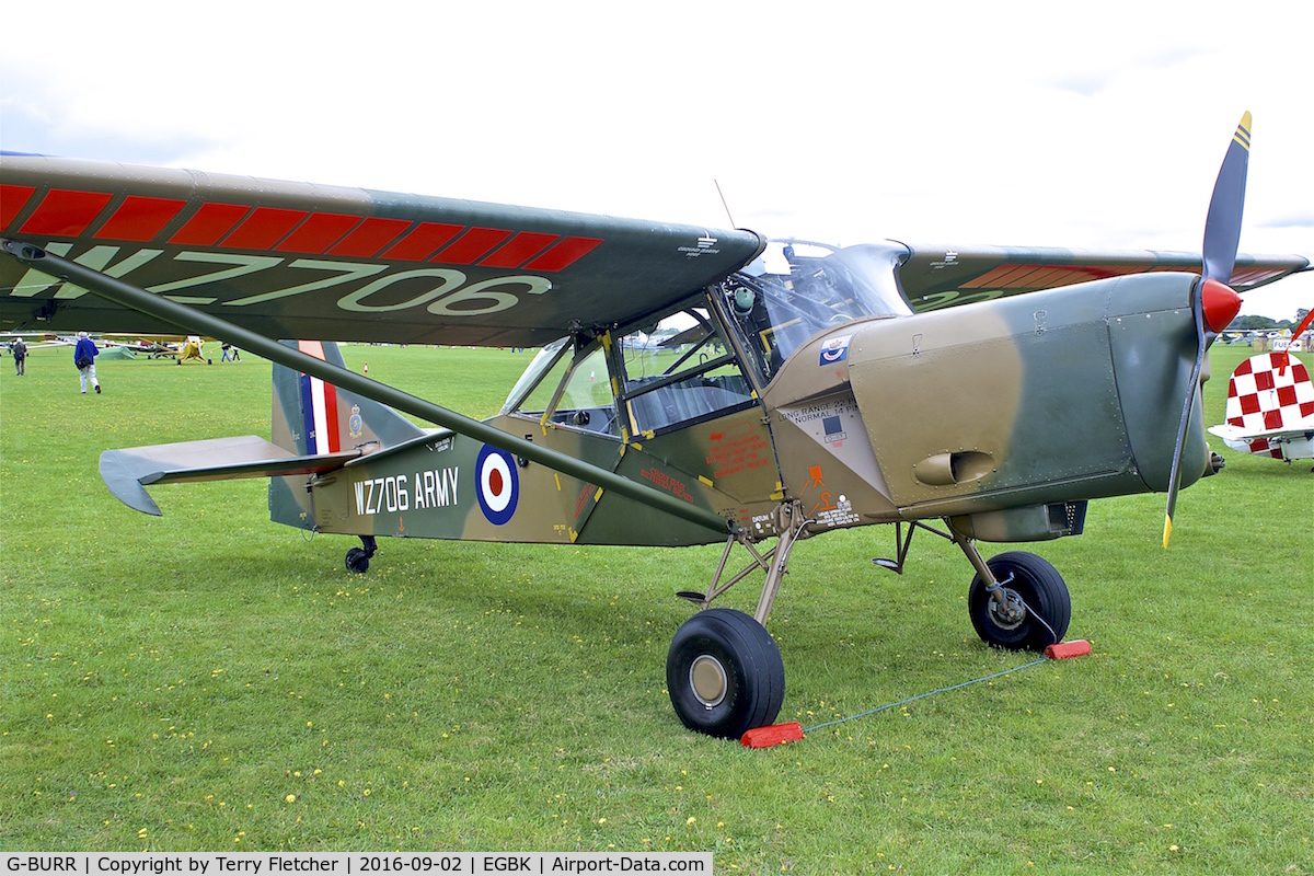 G-BURR, 1955 Auster AOP.9 C/N B5/10/32, At 2016 LAA Rally at Sywell