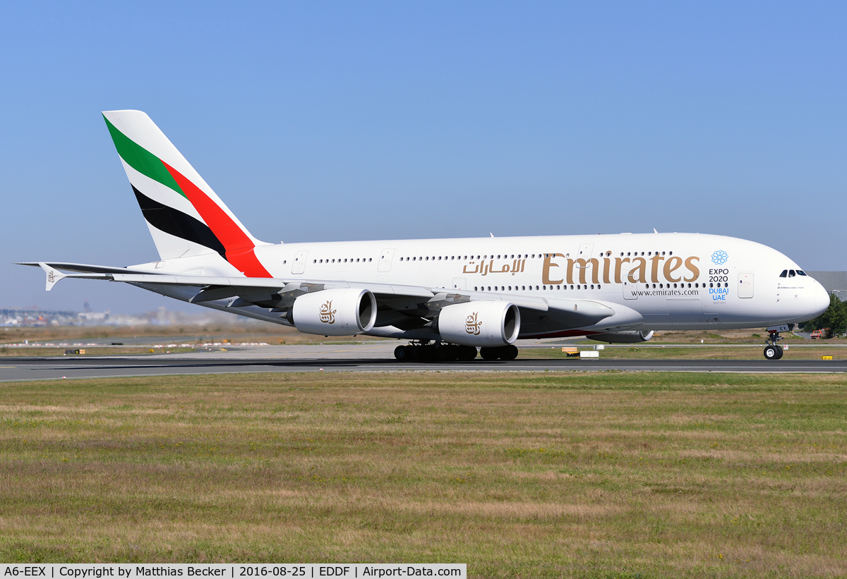 A6-EEX, 2014 Airbus A380-861 C/N 154, A6-EEX