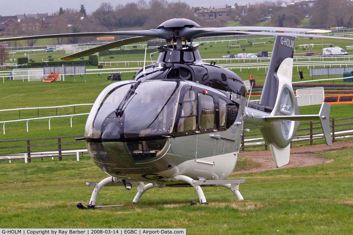 G-HOLM, 2007 Eurocopter EC-135T-2+ C/N 0574, EC.135T2+ [0574] Cheltenham Racecourse~G 14/03/2008