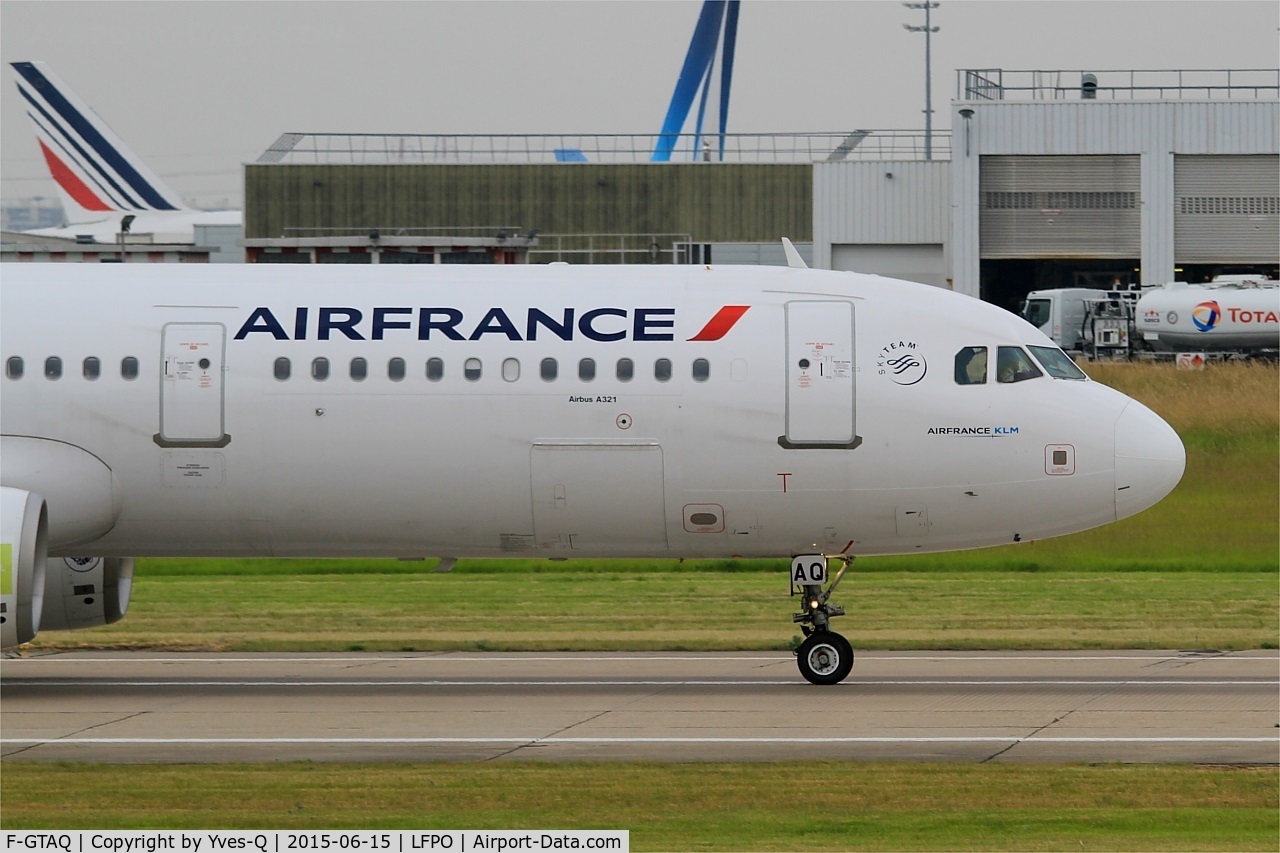 F-GTAQ, 2008 Airbus A321-211 C/N 3399, Airbus A321-211, Take off run rwy 08, Paris-Orly airport (LFPO-ORY)