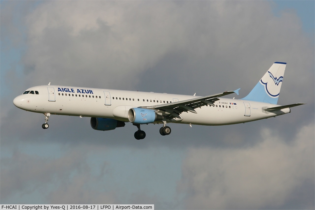 F-HCAI, 2001 Airbus A321-211 C/N 1451, Airbus A321-211, On final rwy 26, Paris Orly Airport (LFPO-ORY)