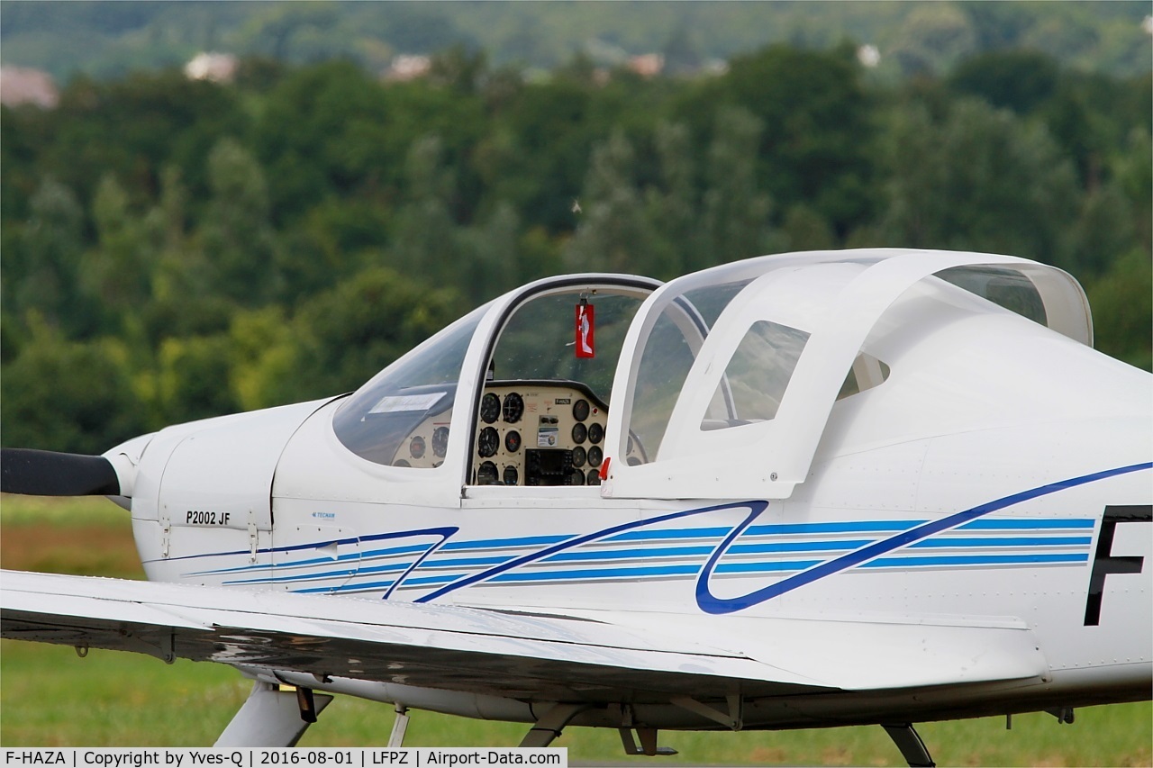 F-HAZA, 2009 Tecnam P-2002JF Sierra C/N 090, Tecnam P2002 JF Sierra, Close view of cockpit, Saint-Cyr-l'École Airfield (LFPZ-XZB)