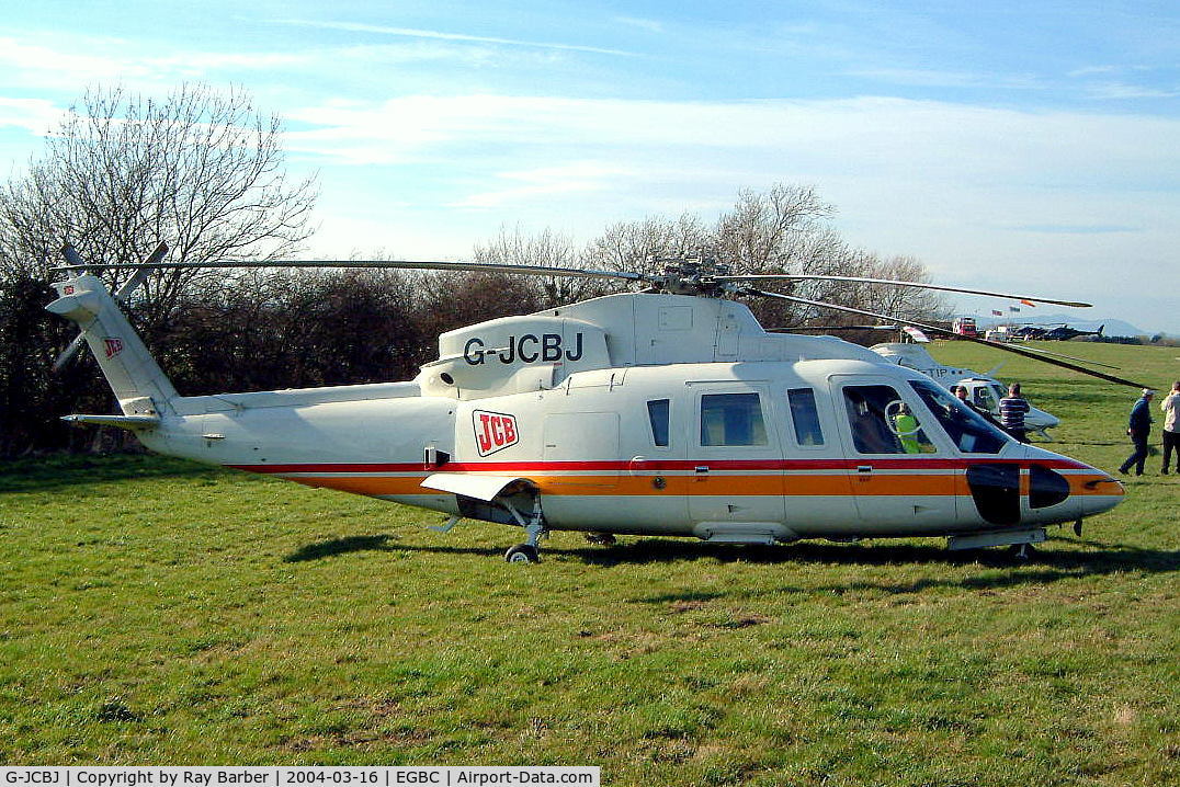G-JCBJ, 1999 Sikorsky S-76C C/N 760502, Sikorsky S-76C+ [760502] (J C Bamford Excavators Ltd) Cheltenham Racecourse~G 16/03/2004