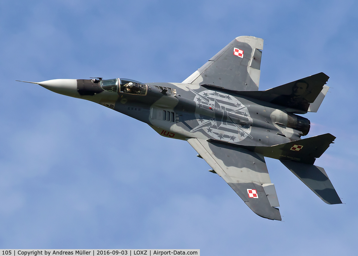 105, Mikoyan-Gurevich MiG-29A C/N 2960535105, Airpower16