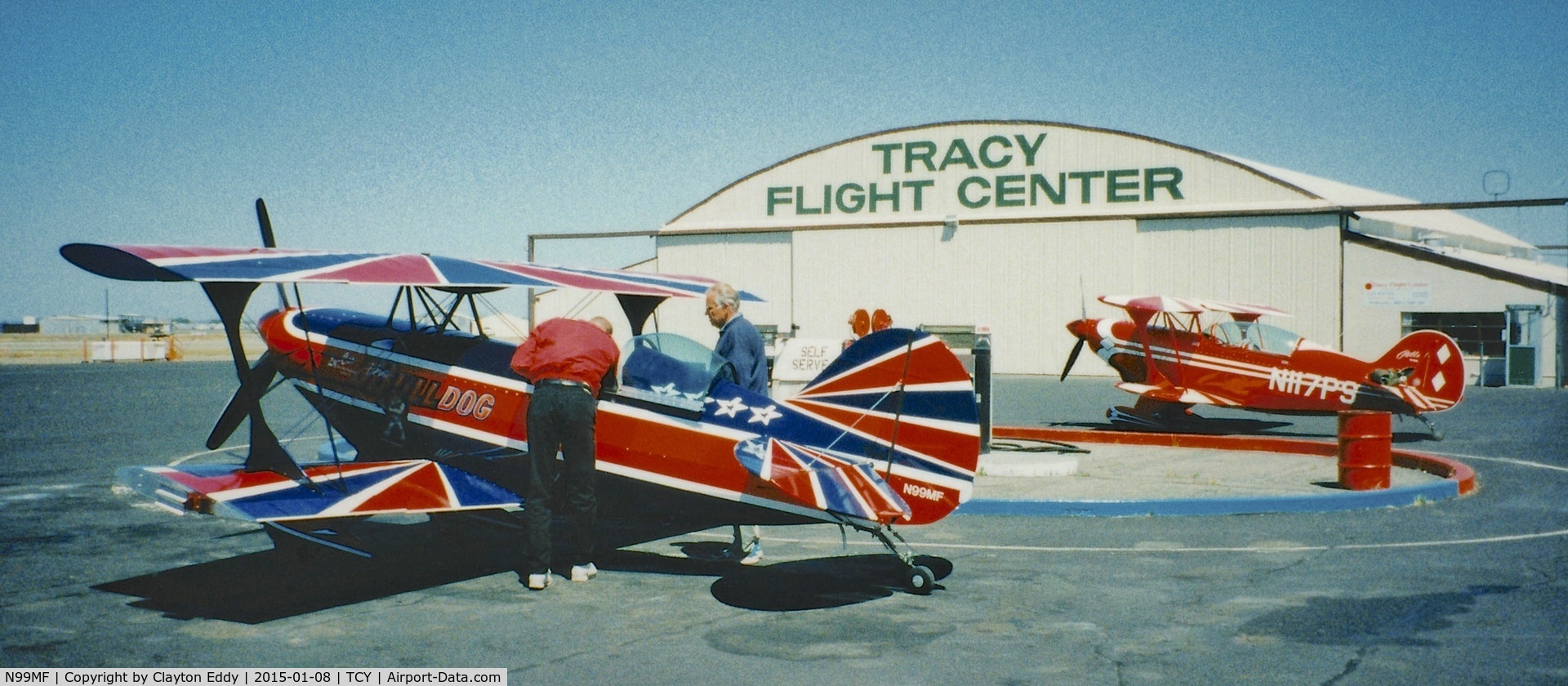 N99MF, 1982 Pitts S-2S Special C/N 3004, Pitts at Tracy Airport in California.