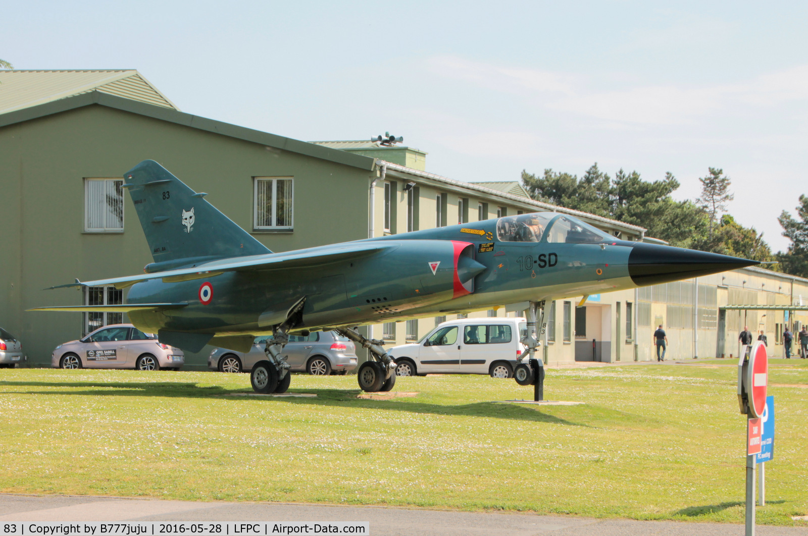 83, Dassault Mirage F.1C C/N 83, Preserved at Creil, new code 30-SJ left side and 10-SD right side