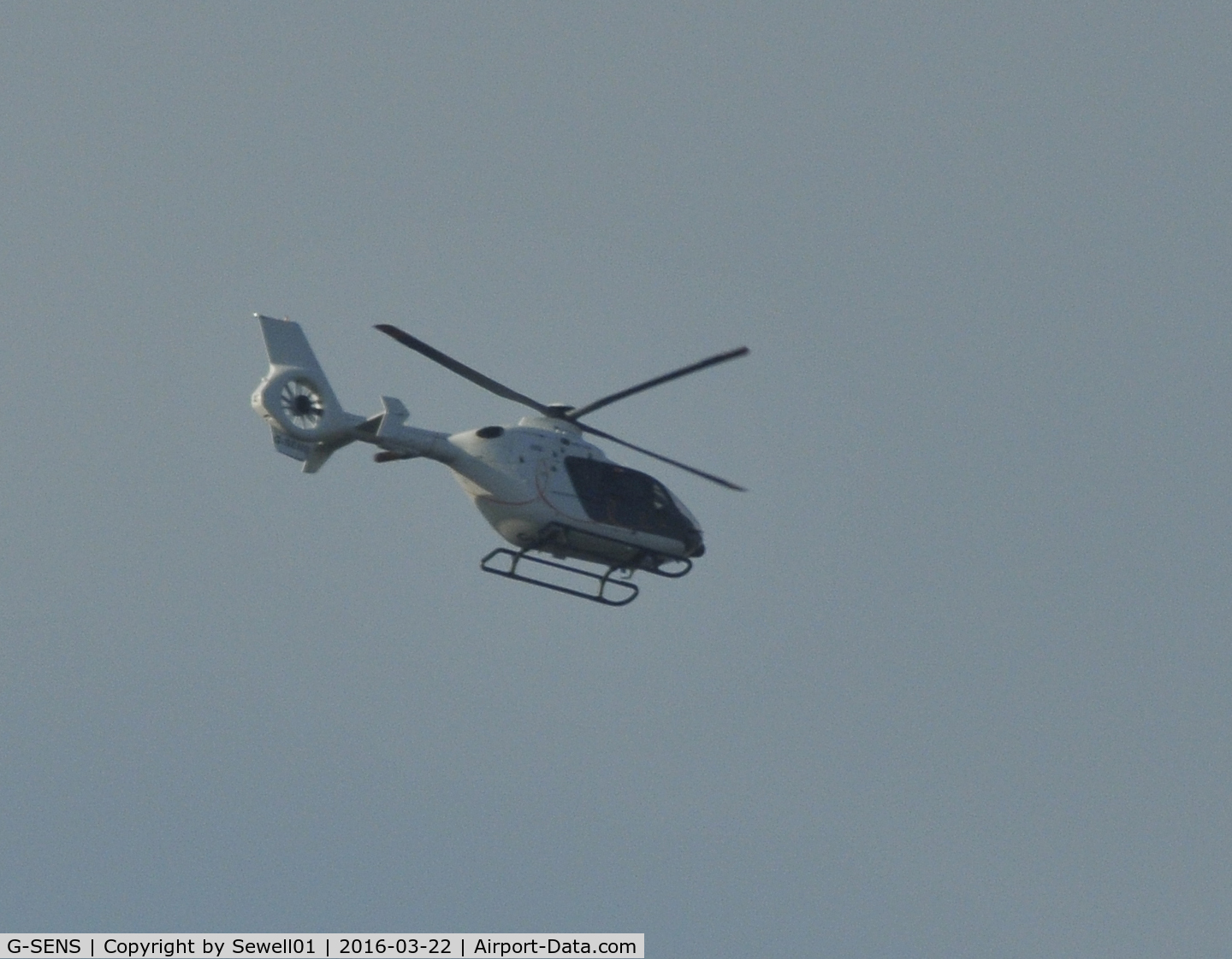 G-SENS, 2009 Eurocopter EC-135T-2+ C/N 0833, Overhead Walton-on-Thames