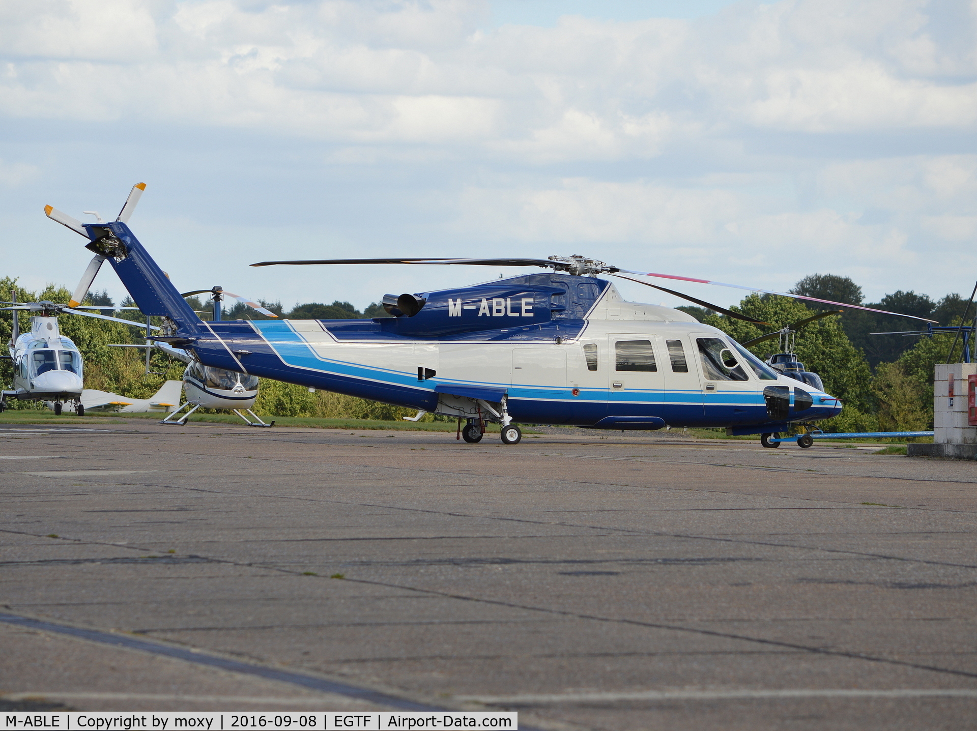 M-ABLE, 2014 Sikorsky S-76D C/N 761068, Sikorsky S-76D at Fairoaks. Ex N7668H