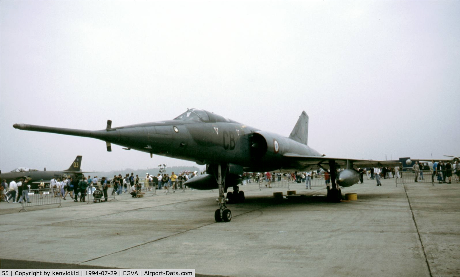 55, Dassault Mirage IVP C/N 55, French Air Force on static display at RIAT.