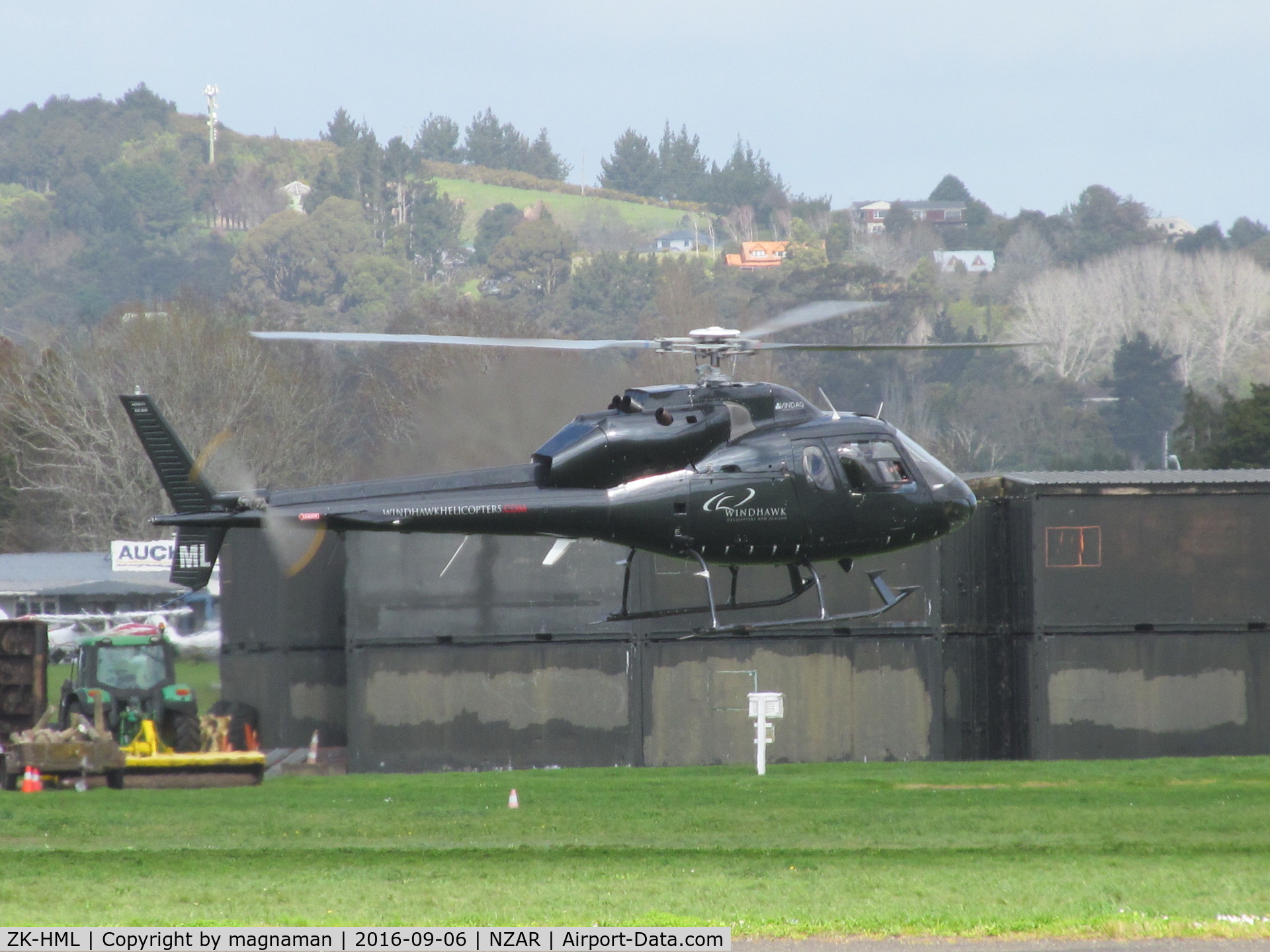 ZK-HML, Aerospatiale AS-355F-1 Ecureuil 2 C/N 5032, at Ardmore - testing for new owners