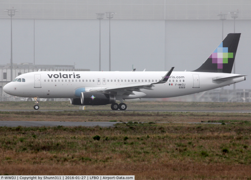 F-WWDJ, 2016 Airbus A320-233 C/N 6969, C/n 6969 - To be XA-VLO