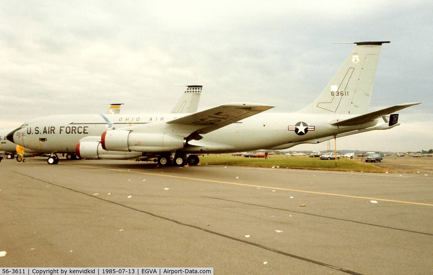 56-3611, 1956 Boeing KC-135E Stratotanker C/N 17360, US Air Force on static display at IAT.