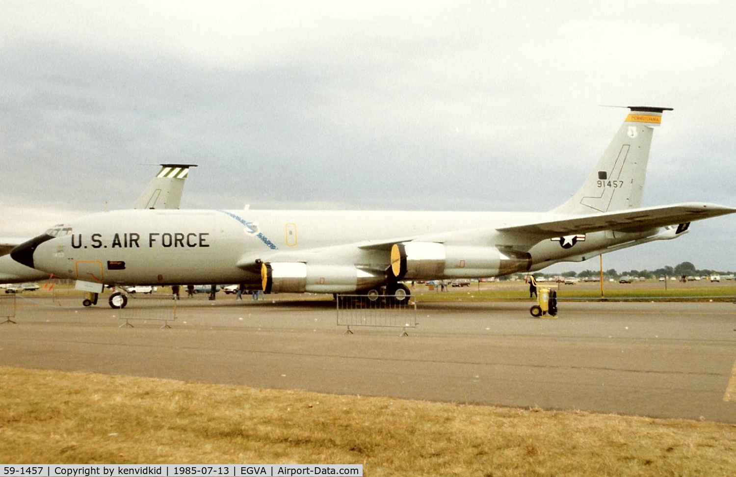 59-1457, 1959 Boeing KC-135E Stratotanker C/N 17945, US Air Force on static display at IAT.