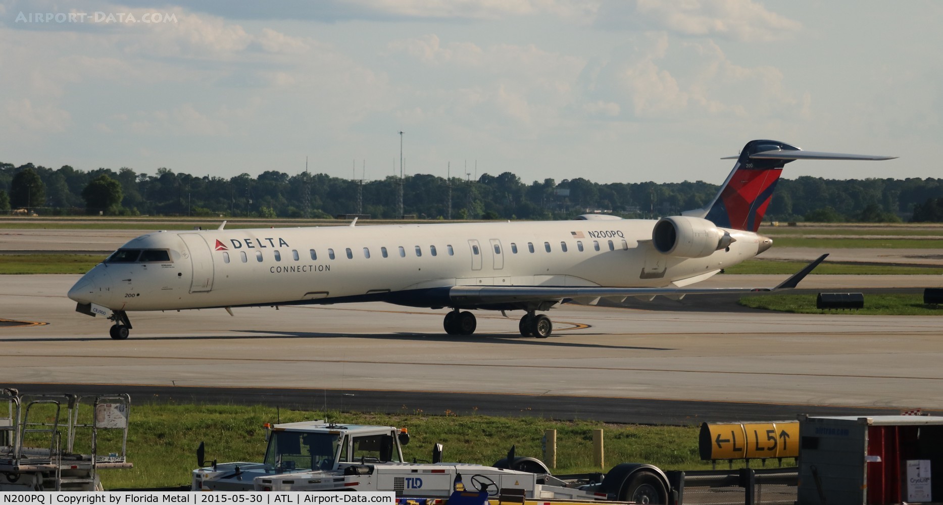 N200PQ, 2008 Bombardier CRJ-900ER (CL-600-2D24) C/N 15200, Delta Connection