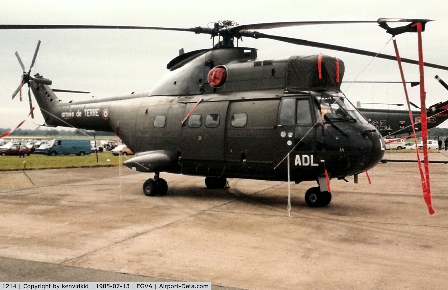 1214, Aérospatiale SA-330B Puma C/N 1214, French Army on static display at IAT.