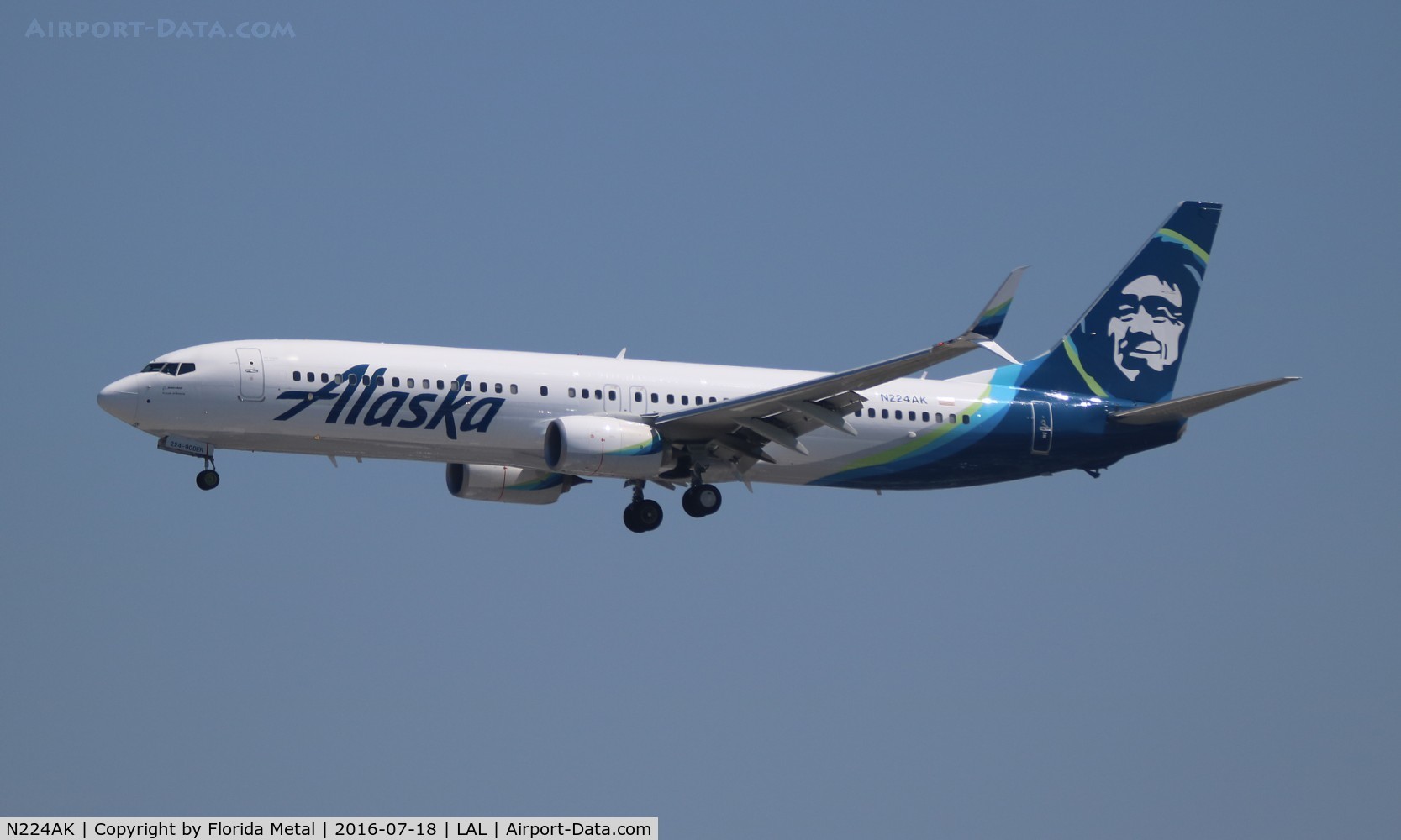 N224AK, 2016 Boeing 737-990/ER C/N 62680, Alaska Air
