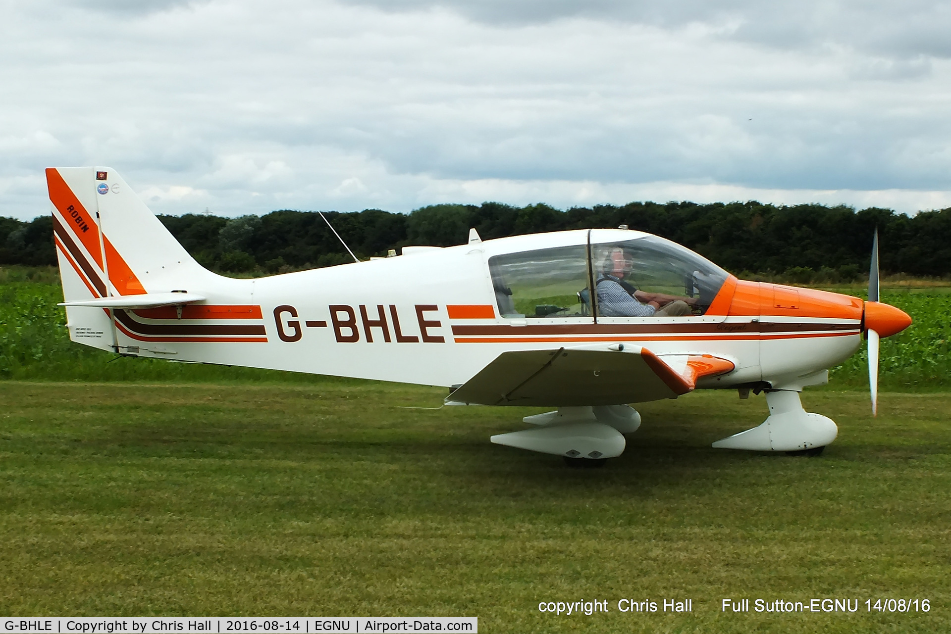 G-BHLE, 1980 Robin DR-400-180 Regent Regent C/N 1466, at the LAA Vale of York Strut fly-in, Full Sutton