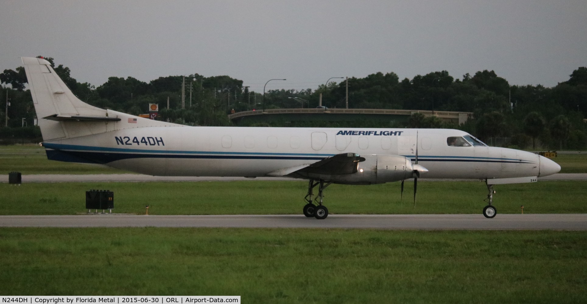 N244DH, 1985 Fairchild SA-227AT Merlin IVC C/N AT-618B, Ameriflight Metro