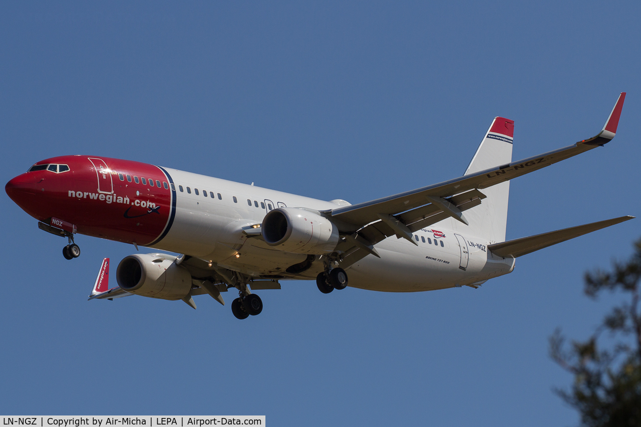 LN-NGZ, 2014 Boeing 737-8JP C/N 41127, Norwegian Air Shuttle