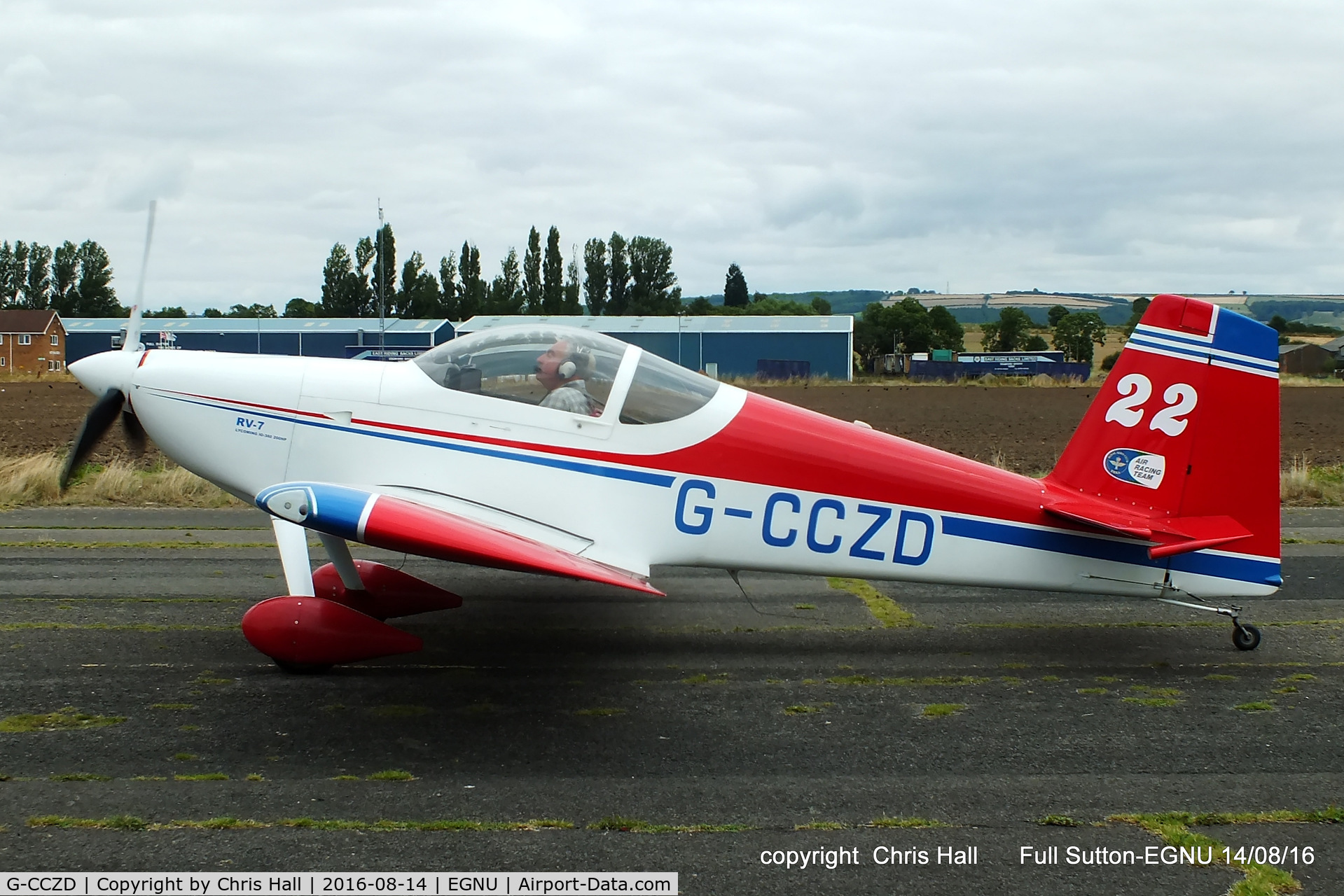 G-CCZD, 2004 Vans RV-7 C/N PFA 323-14087, at the LAA Vale of York Strut fly-in, Full Sutton