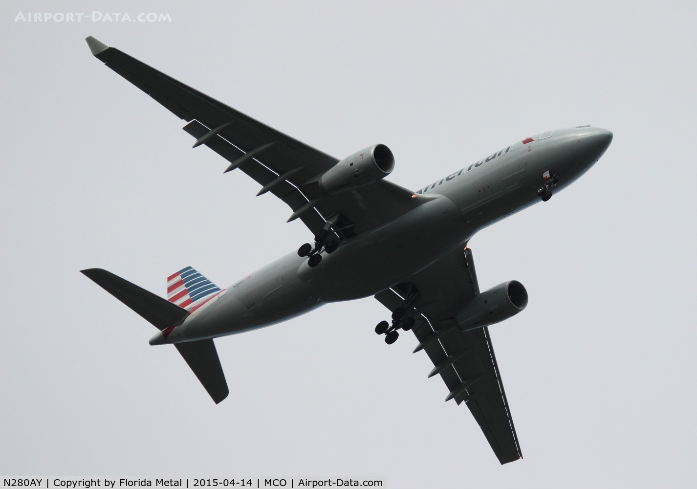 N280AY, 2009 Airbus A330-243 C/N 1022, American