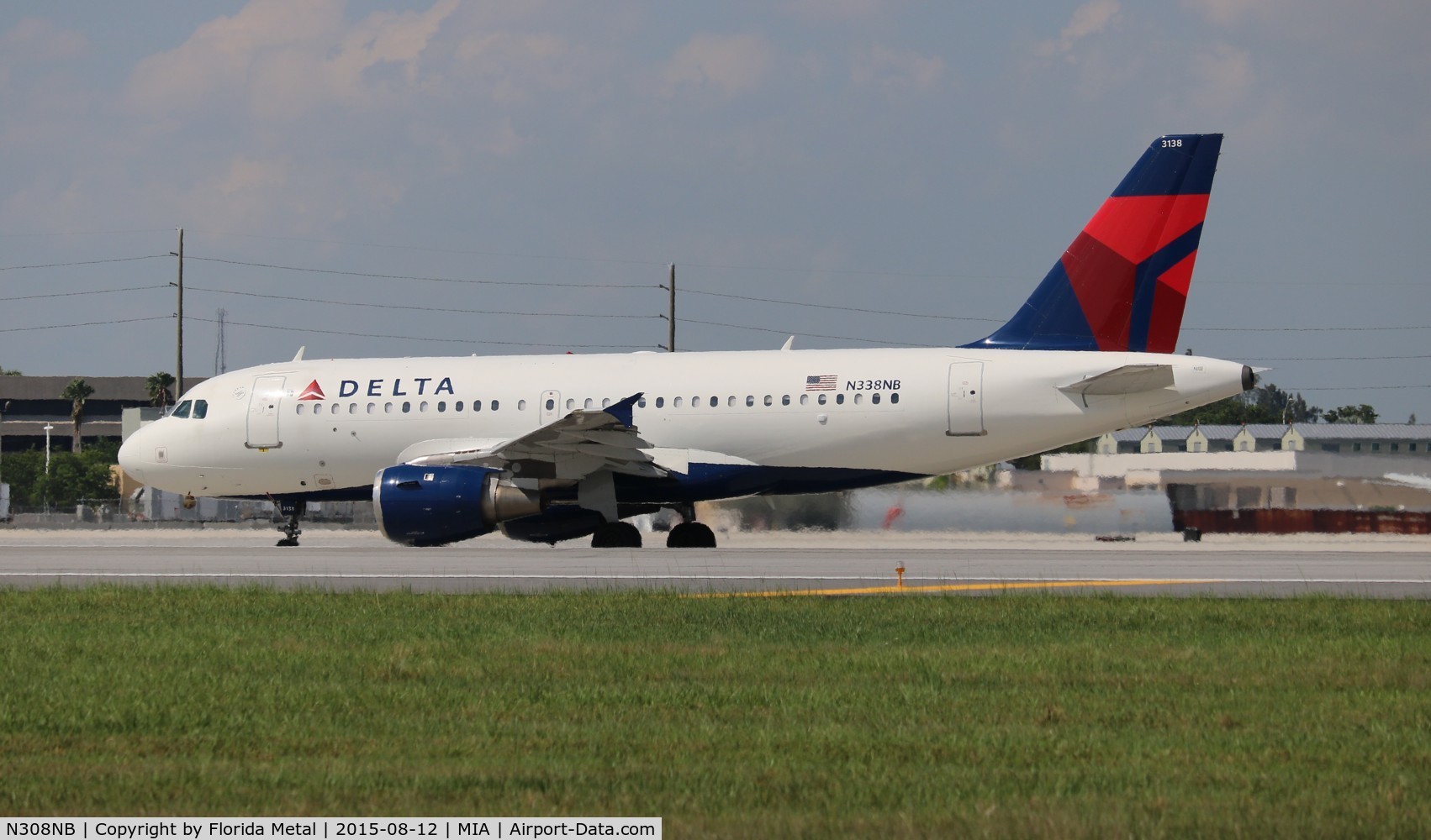 N308NB, 1999 Airbus A319-114 C/N 1129, Delta