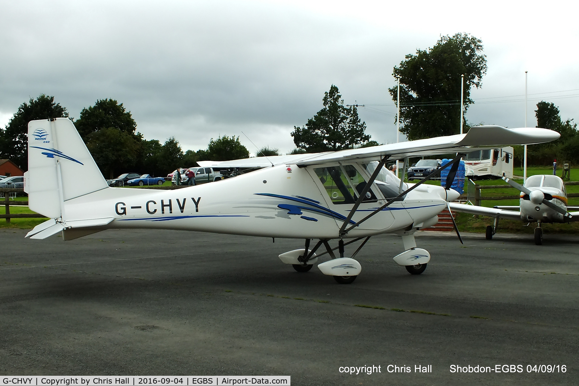 G-CHVY, 2013 Comco Ikarus C42 FB80 Bravo C/N 1304-7246, at Shobdon