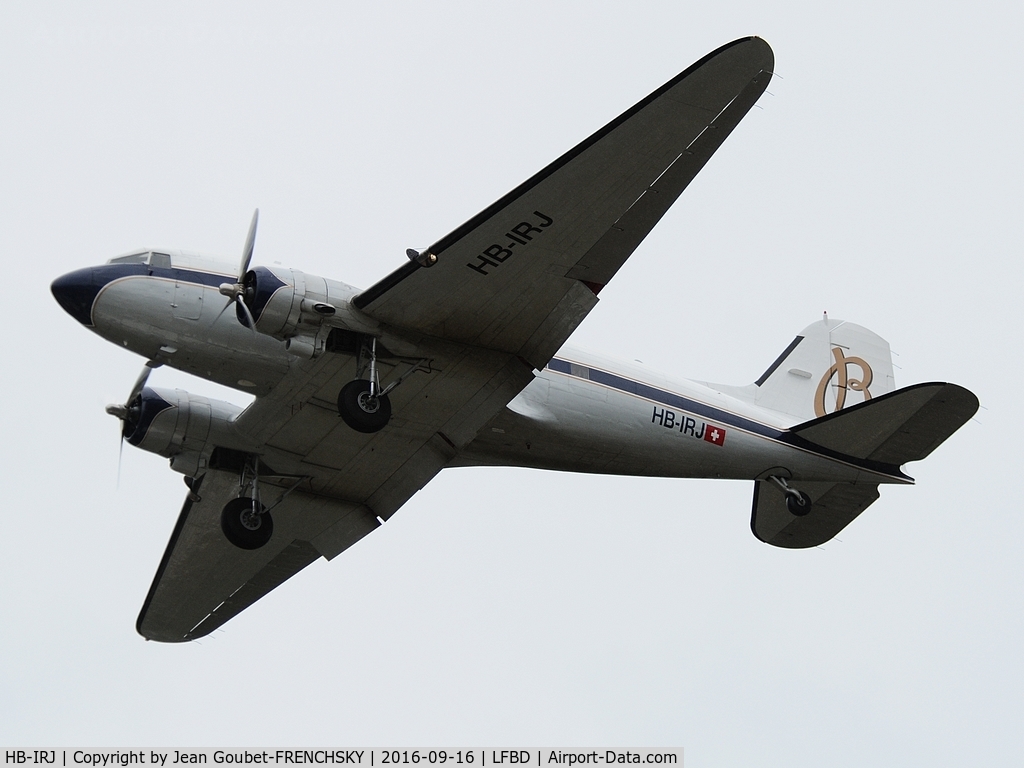 HB-IRJ, 1940 Douglas DC-3A-S4C4G C/N 2204, Super Constellation Flyers Assocation landing runway 23