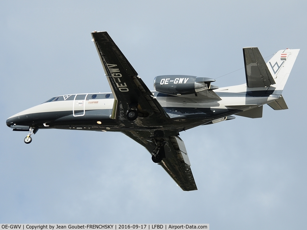 OE-GWV, 2008 Cessna 560XLS Citation Excel C/N 560-5826, Europ Star Aircraft landing runway 23